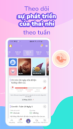 Be Yeu - Pregnancy & Baby App ဖန်သားပြင်ဓာတ်ပုံ 0