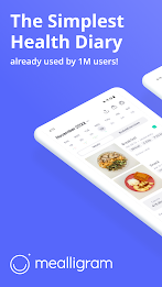 Mealligram: Daily Food Tracker 스크린샷 1