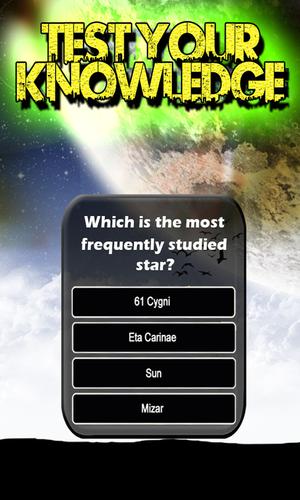 Astronomy Trivia Capture d'écran 1