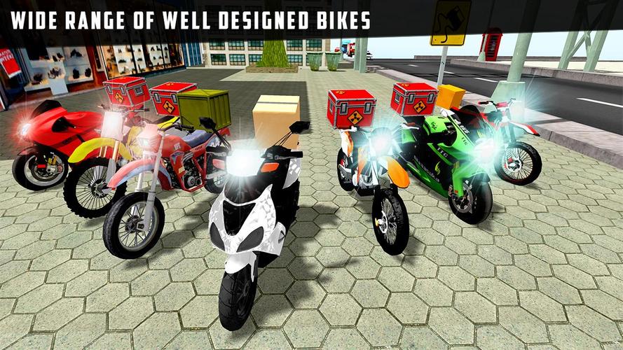 City Courier Delivery Rider Captura de tela 0