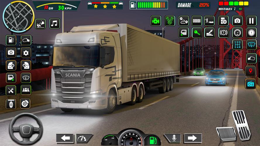 City Cargo Truck Game 3D Zrzut ekranu 2