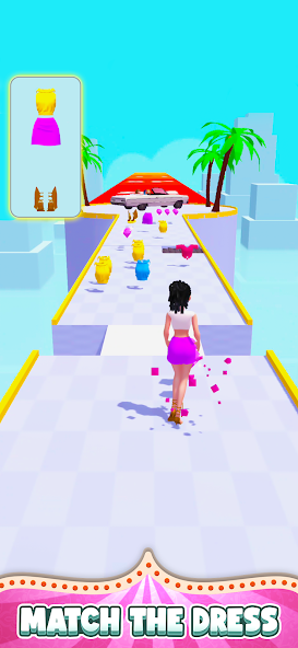 DressUp Run! Mod Tangkapan skrin 1