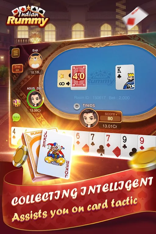 Indian Rummy-free card game online Ảnh chụp màn hình 2