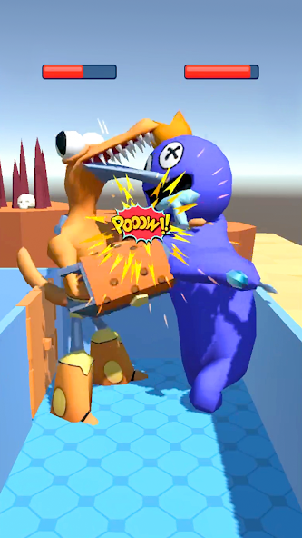 Rainbow Monster - Room Maze Mod Скриншот 2