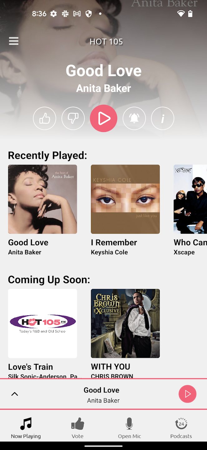 HOT 105 FM Miami Captura de tela 1