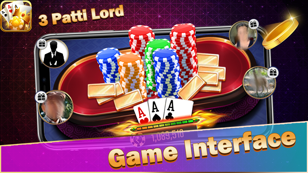 3 Patti Lord-Real 3 Patti& AB スクリーンショット 3