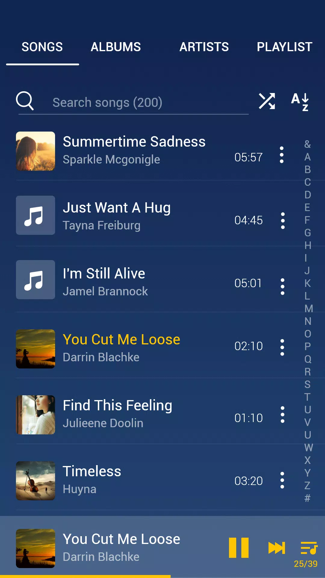 Music Player - MP3 Player ဖန်သားပြင်ဓာတ်ပုံ 2