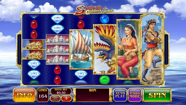 SINBAD'S GOLDEN VOYAGE (FREE CASINO SIMULATOR) スクリーンショット 1