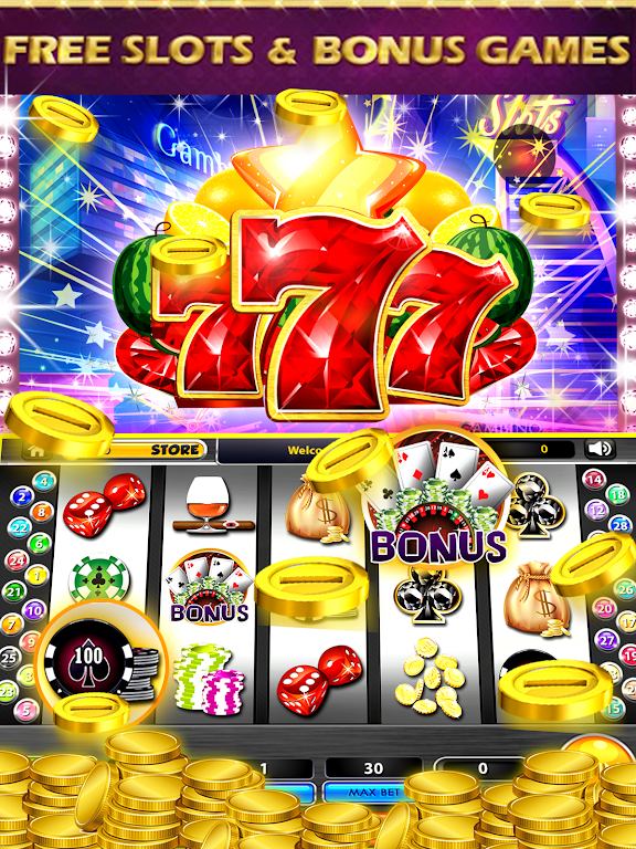 Raging 777 Vegas Party Slots Captura de tela 1