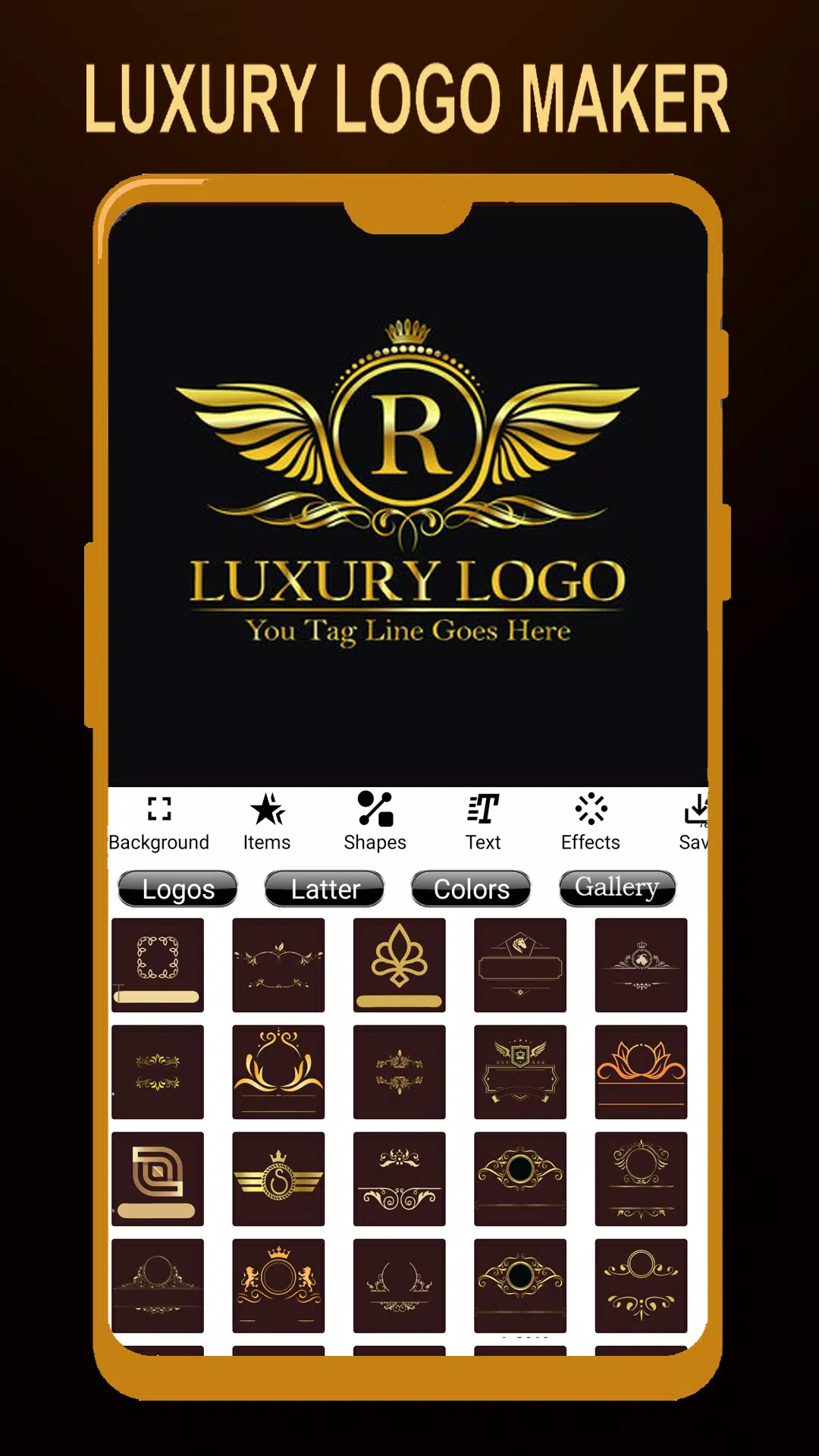 Luxury Logo maker, Logo Design Ảnh chụp màn hình 3