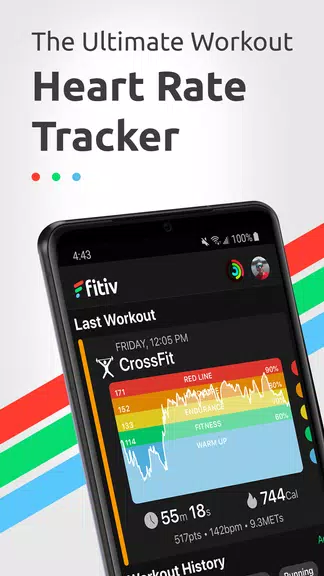 FITIV Pulse Heart Rate Monitor ภาพหน้าจอ 0