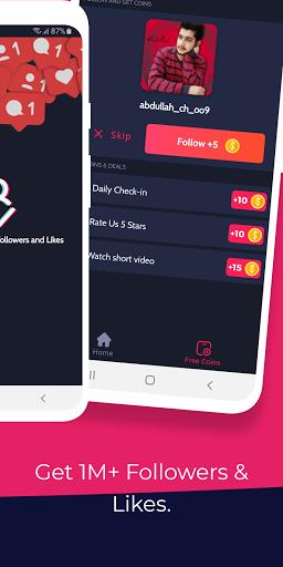 TikFollowers - Get Free Tiktok Followers and Likes スクリーンショット 1