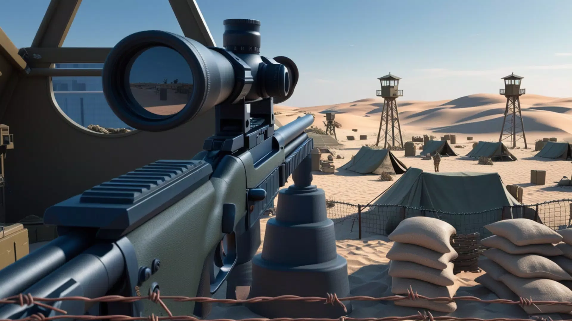 Sniper X : Desert Hunt FPS 3D Ảnh chụp màn hình 0