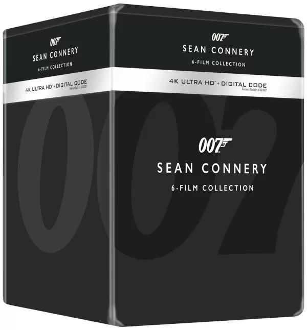 PREVERECIMENTO A Coleção 4K de 6 Sean Connery James Bond Films