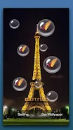 Paris Night Live Wallpaper Ekran Görüntüsü 3