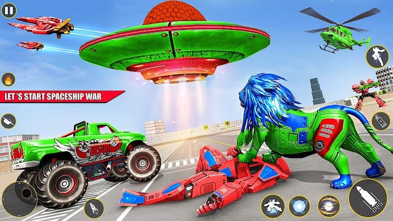 Spaceship Robot Transform Game Ekran Görüntüsü 3