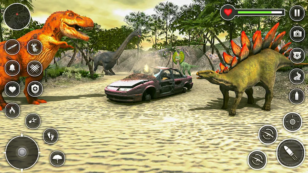 Dinosaur Hunter 3D Game ภาพหน้าจอ 0