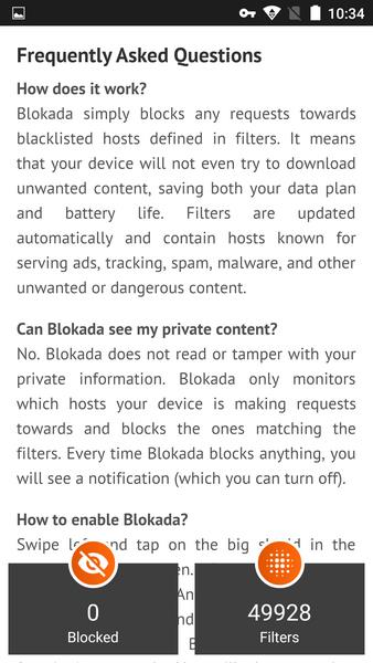 Blokada Slim ภาพหน้าจอ 3