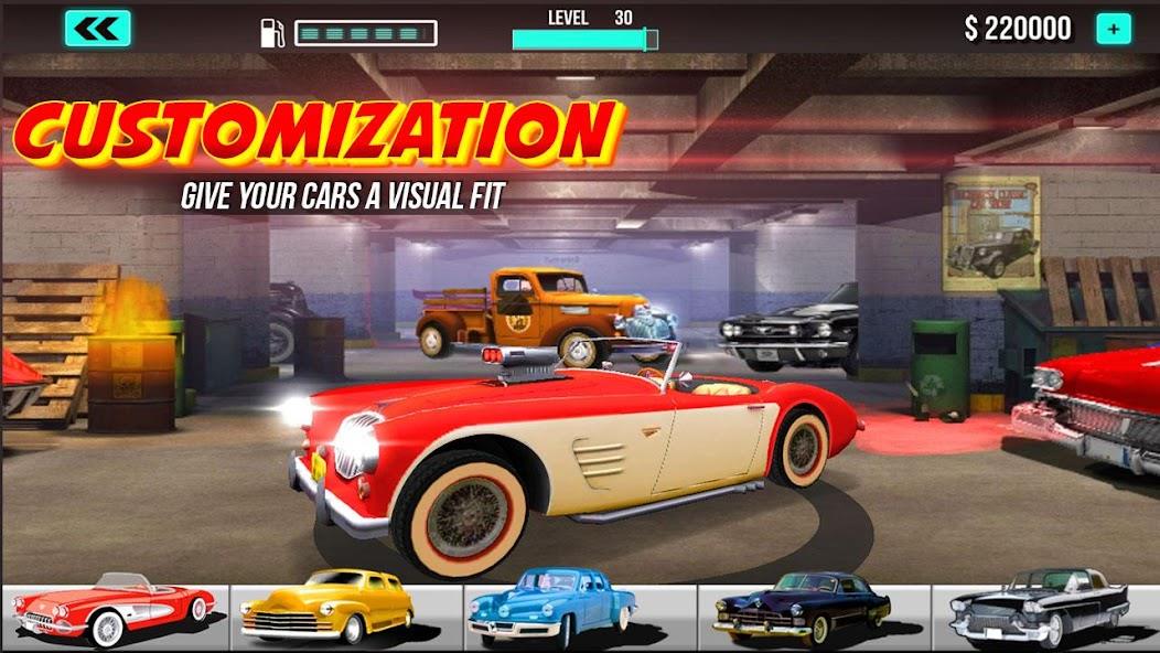 Classic Car Games Race America Mod Tangkapan skrin 3