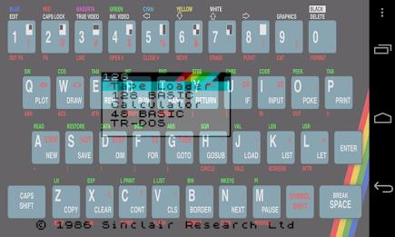 USP - ZX Spectrum Emulator Screenshot 1