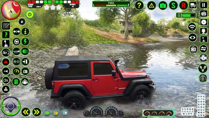 Offroad Jeep Driving Sim 3D Capture d'écran 3