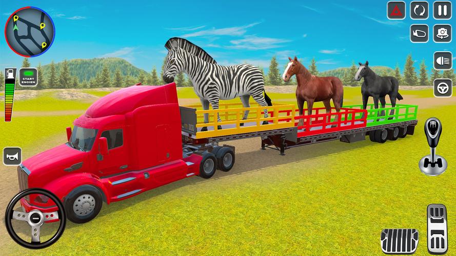 Wild Animal Truck Transporter 스크린샷 0