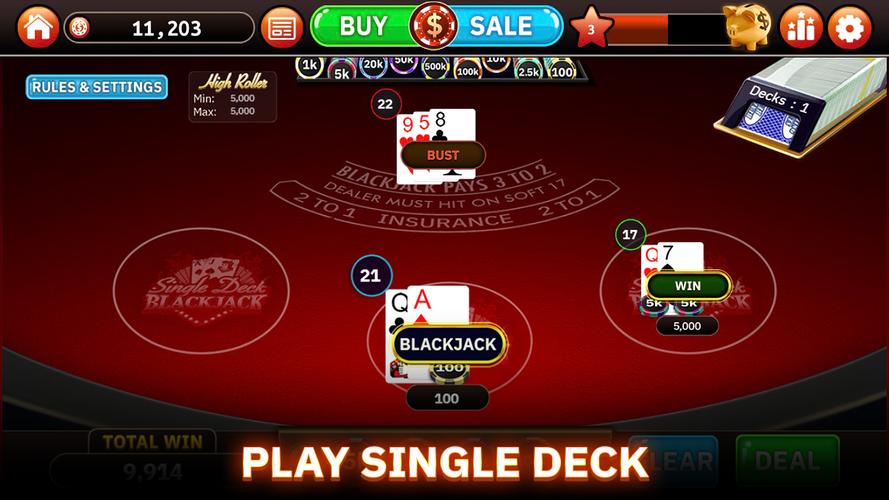 Blazing Bets Blackjack 21 스크린샷 3