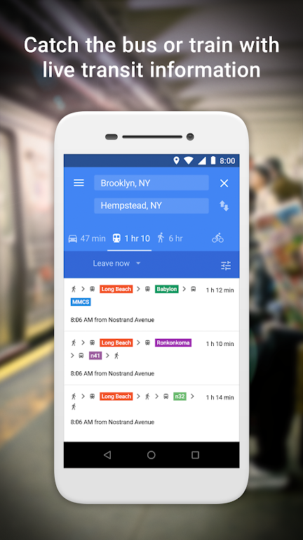 Google Maps Go - 路線、路況及大眾運輸應用截圖第2張