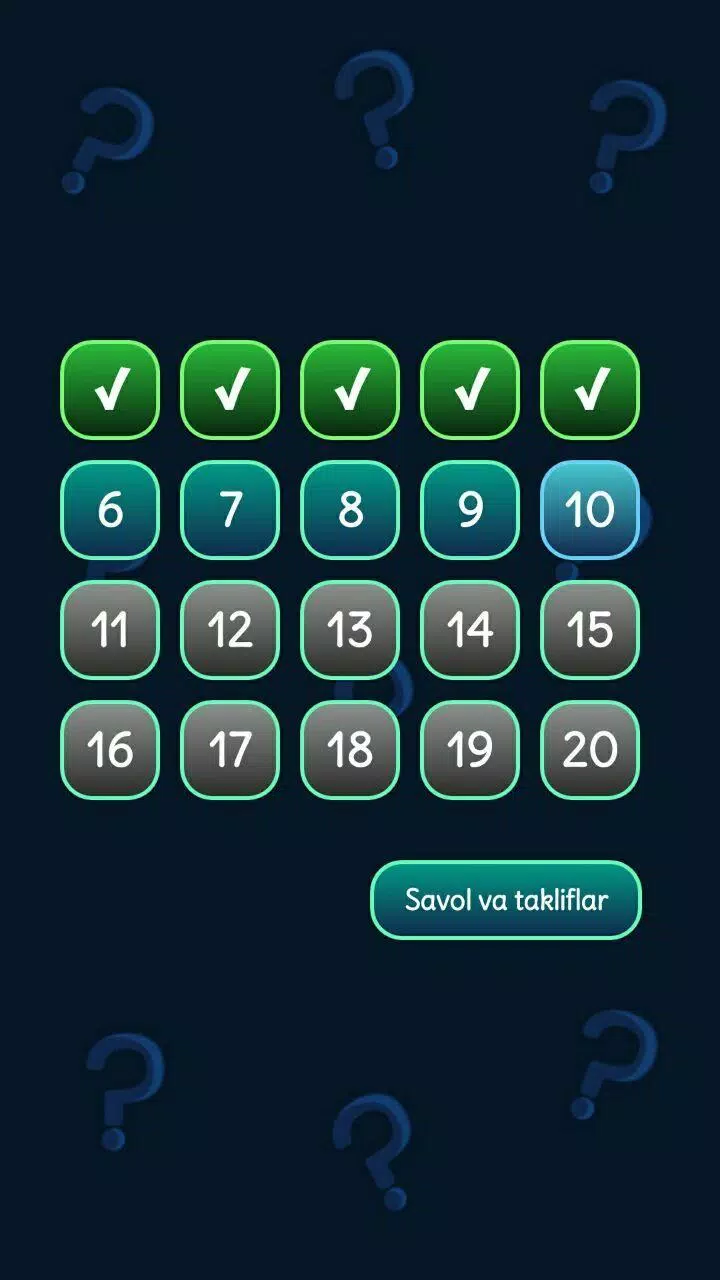 Viktorina Uz - Test savollari ဖန်သားပြင်ဓာတ်ပုံ 1