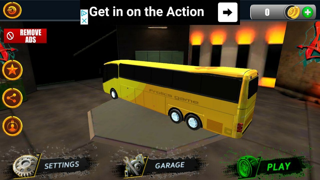 Modern Bus Drive Parking 3D Captura de tela 2