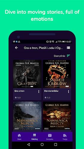 Audioteka: Audiobooks& Podcasts ဖန်သားပြင်ဓာတ်ပုံ 2