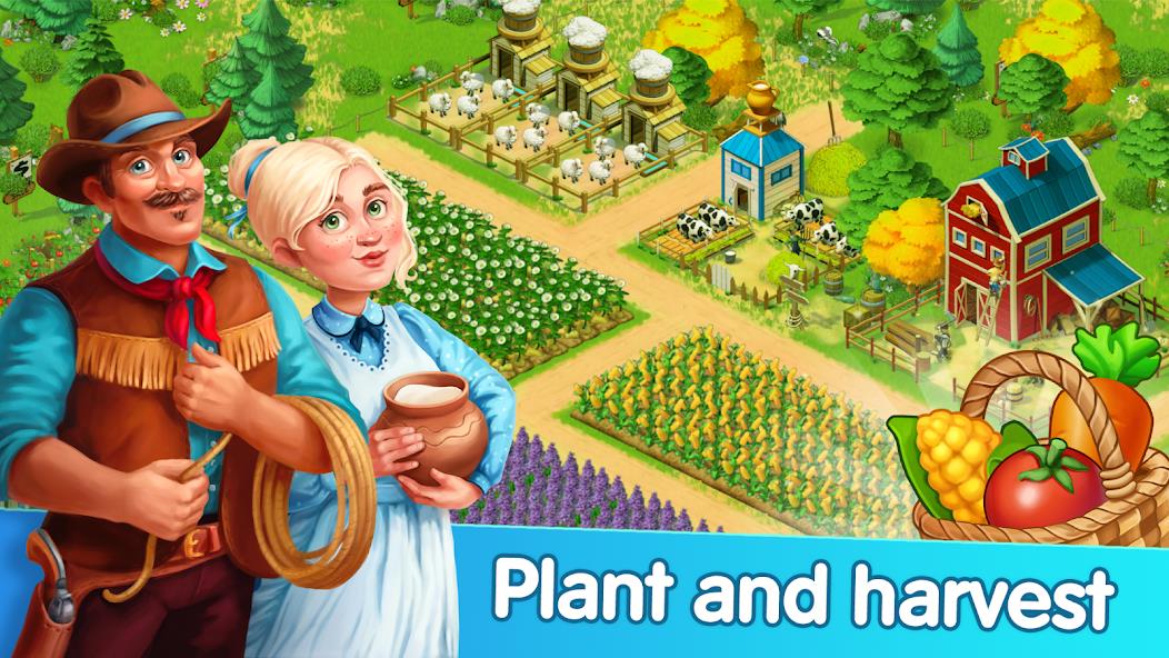 Homesteads: Dream Farm Mod Ekran Görüntüsü 1