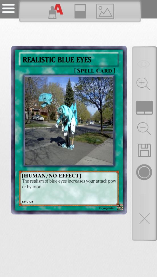 Schermata Yugioh Card Maker 3