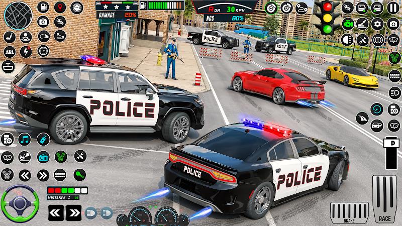 US Police Car Parking - King 스크린샷 1