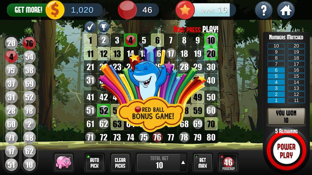 Keno Free Keno Game ภาพหน้าจอ 2