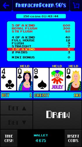 American Poker 90's Casino Tangkapan skrin 1