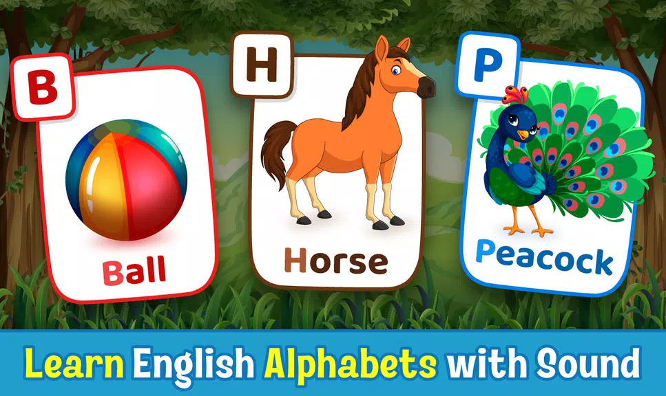 Kids English Learning Games Скриншот 1