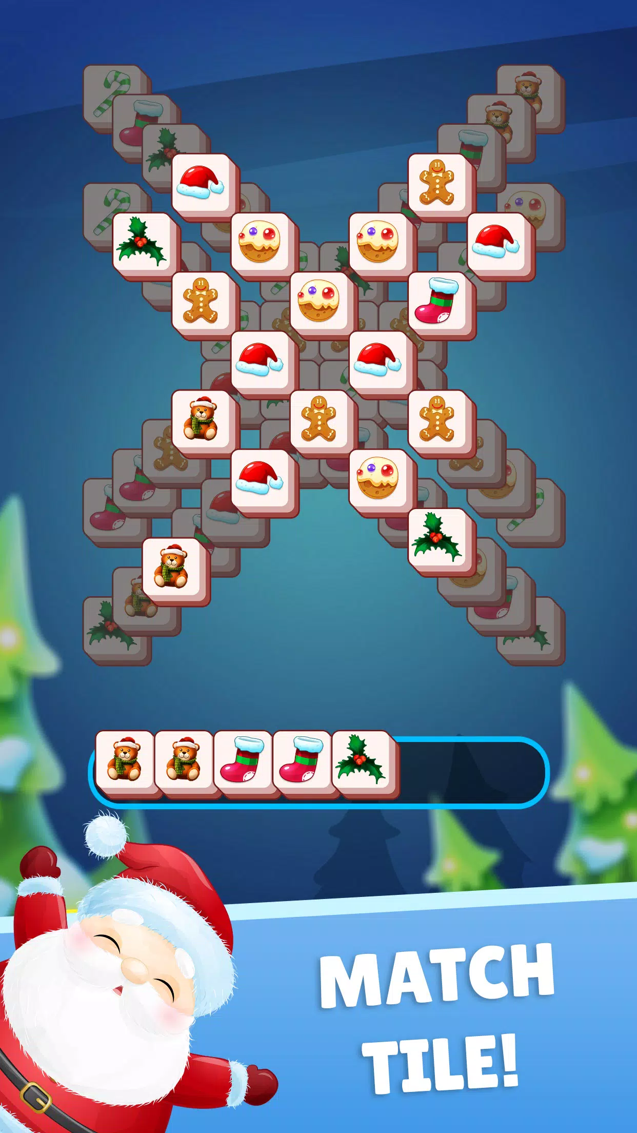 Christmas Mahjong Capture d'écran 0