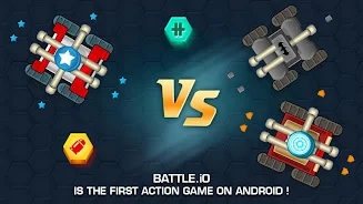 Battle.io Tank Battle Game স্ক্রিনশট 0