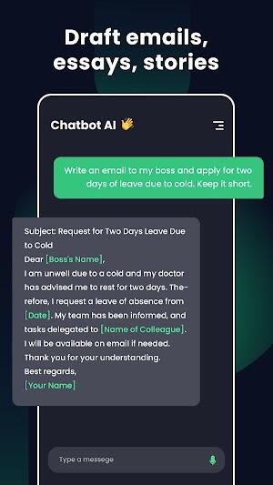 Chatbot AI स्क्रीनशॉट 2