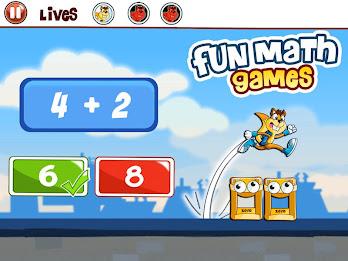 Math Games for kids: addition Ảnh chụp màn hình 0