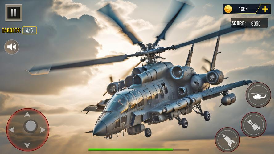 Gunship Battle Helicopter Game 스크린샷 2