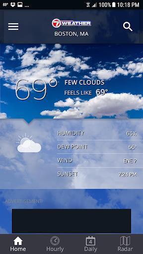 WHDH 7 Weather - Boston ภาพหน้าจอ 0