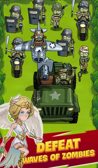 Zombie War Idle Defense Game Zrzut ekranu 3