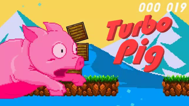 Turbo Pig platformer pixel art Screenshot 0