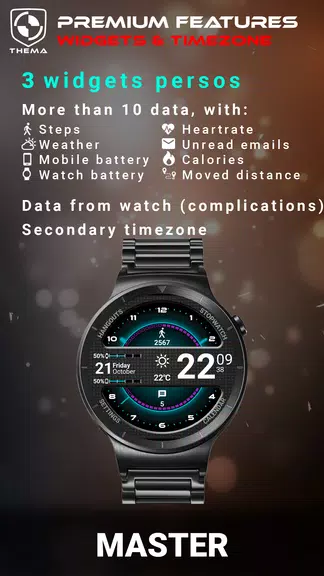 Master Watch Face Capture d'écran 3