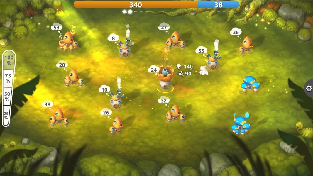 Mushroom Wars 2: RTS Strategy स्क्रीनशॉट 3