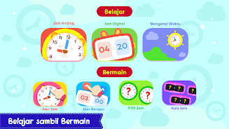 Belajar Jam & Waktu ဖန်သားပြင်ဓာတ်ပုံ 1