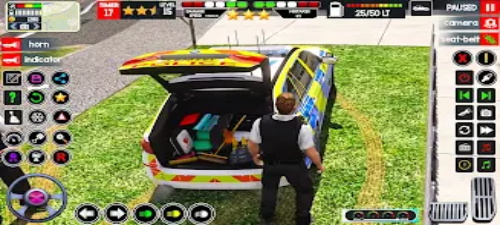 Police Car Game Police Sim 3D Ảnh chụp màn hình 2