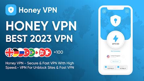 Honey VPN - Fast & Secure स्क्रीनशॉट 0